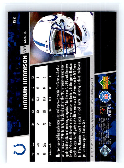 1998 Upper Deck #122 Marvin Harrison
