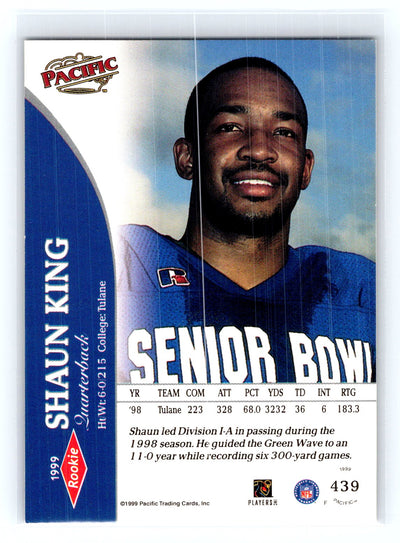 1999 Pacific #439 Shaun King