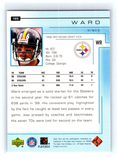 2000 Upper Deck #165 Hines Ward