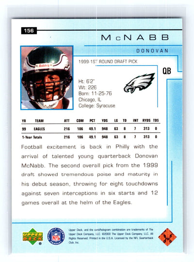 2000 Upper Deck #156 Donovan McNabb