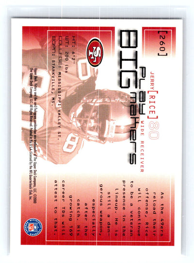 2000 Upper Deck Victory #260 Jerry Rice