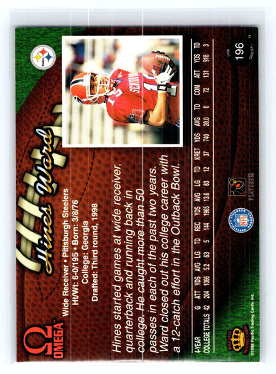 1998 Pacific Omega #196 Hines Ward