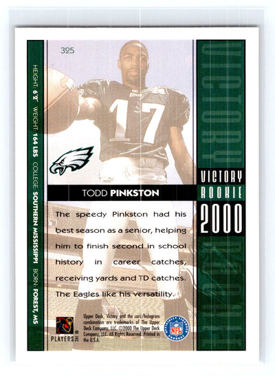 2000 Upper Deck Victory #325 Todd Pinkston