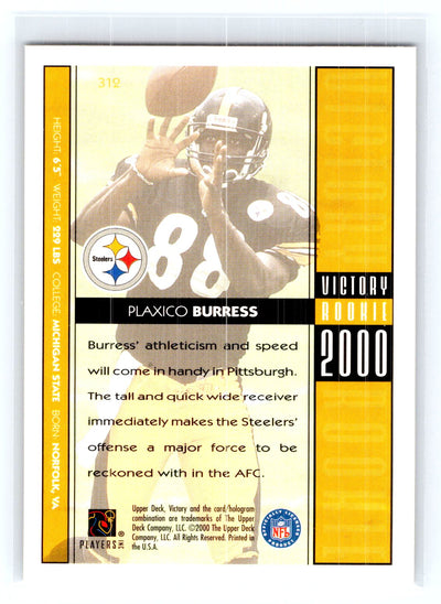 2000 Upper Deck Victory #312 Plaxico Burress