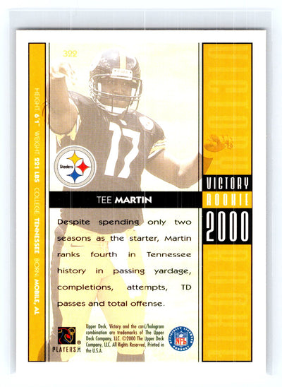 2000 Upper Deck Victory #322 Tee Martin