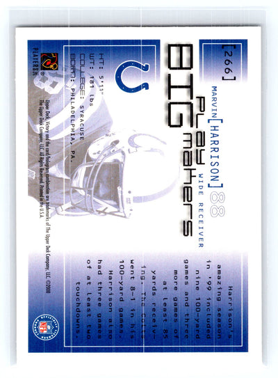 2000 Upper Deck Victory #266 Marvin Harrison