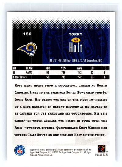 2000 Upper Deck Victory #150 Torry Holt