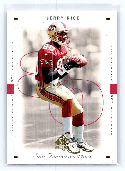 1999 SP Authentic #76 Jerry Rice
