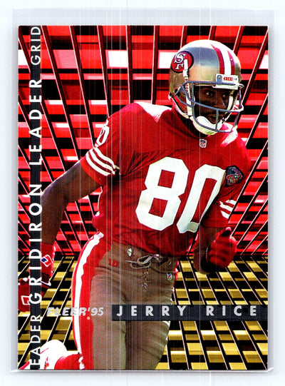 1995 Fleer #4 Jerry Rice Gridiron Leaders