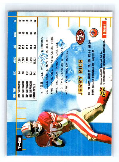 1996 Ultra #145 Jerry Rice