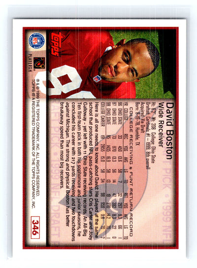 1999 Topps #346 David Boston