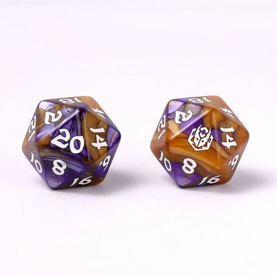 Wholesale Wyrmforged Rollers - Rounded Edge 8 Piece Polyhedral Dice set - Magister Robes