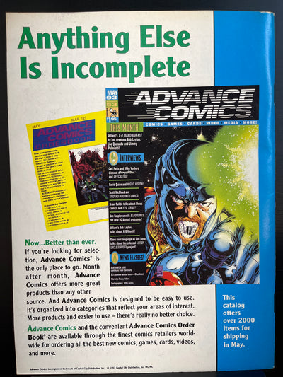 Comics Values Monthly #82 - Superman shields cover (Direct Edition) WITH POSTER!