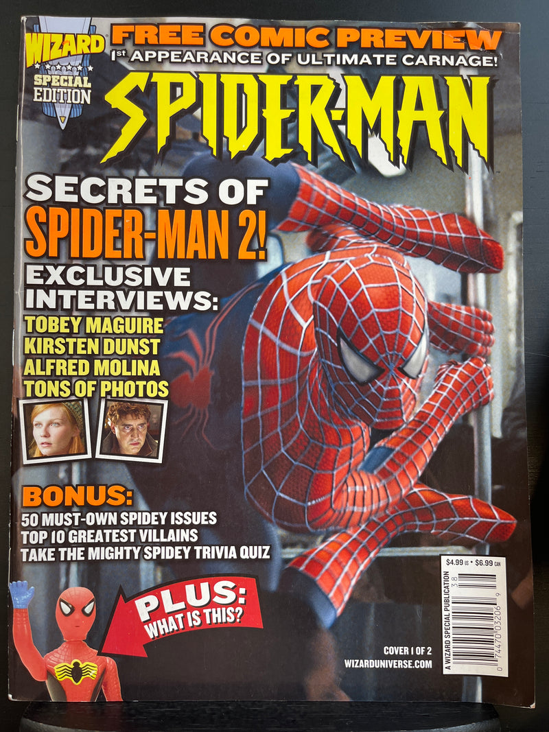 Wizard: The Guide to Comics Special Edition 2004 - Spider-Man Special Spider-Man 2 cover (damaged)