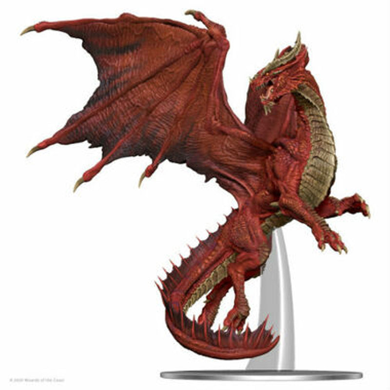 D&D Icons Adult Red Dragon Premium Fig