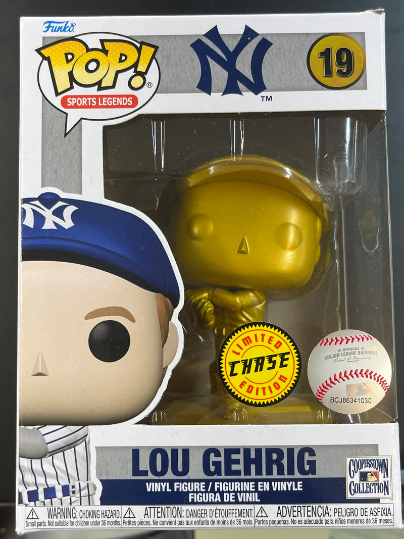 Pop MLB Legends- Lou Gehrig Vinyl Figure - Chase Gold