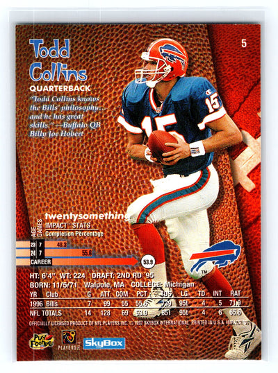 1997 SkyBox Impact #5 Todd Collins