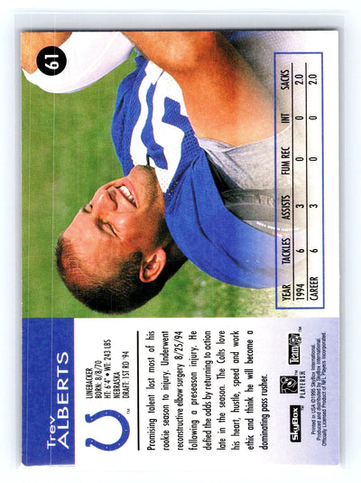 1995 SkyBox Impact #61 Trev Alberts