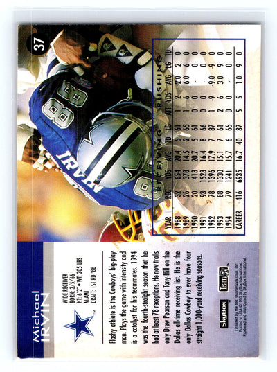 1995 SkyBox Impact #37 Michael Irvin