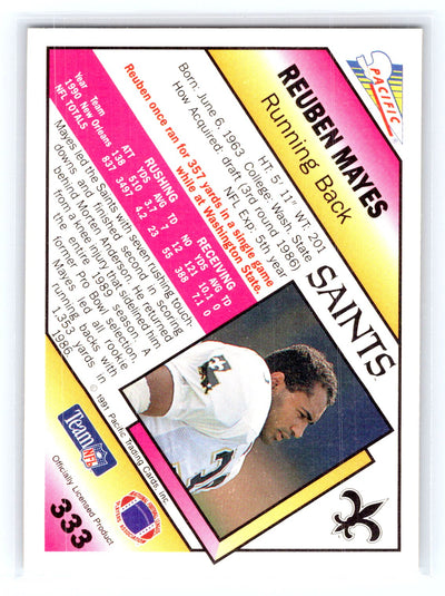 1991 Pacific #333 Rueben Mayes