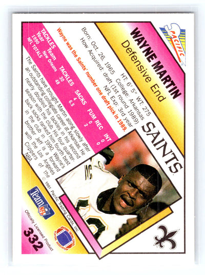 1991 Pacific #332 Wayne Martin