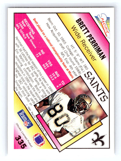1991 Pacific #335 Brett Perriman