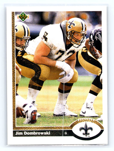 1991 Upper Deck #694b Jim Dombrowski