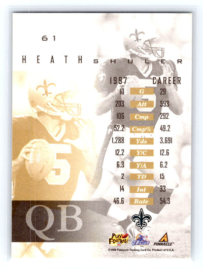 1998 Pinnacle Mint #61 Heath Shuler