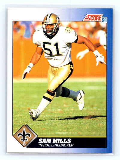 1991 Score #61 Sam Mills