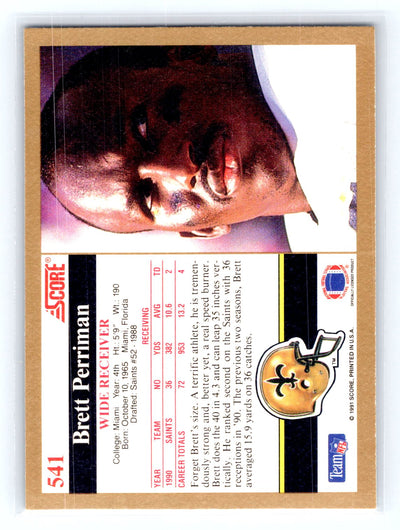1991 Score #541 Brett Perriman