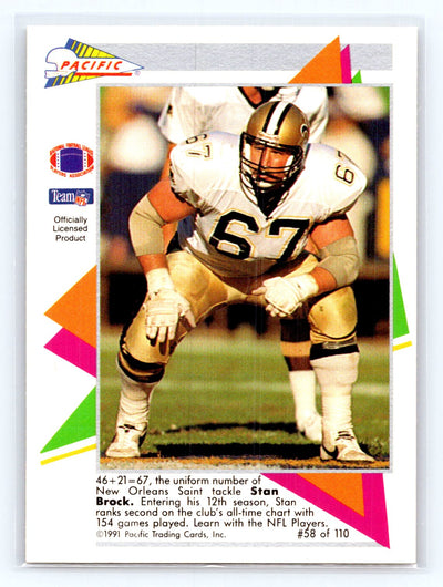 1991 Pacific Flash Cards #58 Stan Brock