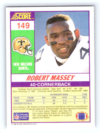 1990 Score #149 Robert Massey