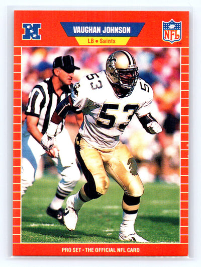 1989 Pro Set #469 Vaughan Johnson