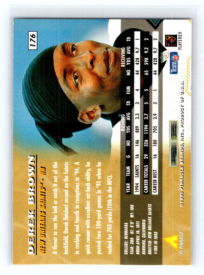 1995 Pinnacle #176 Derek Brown
