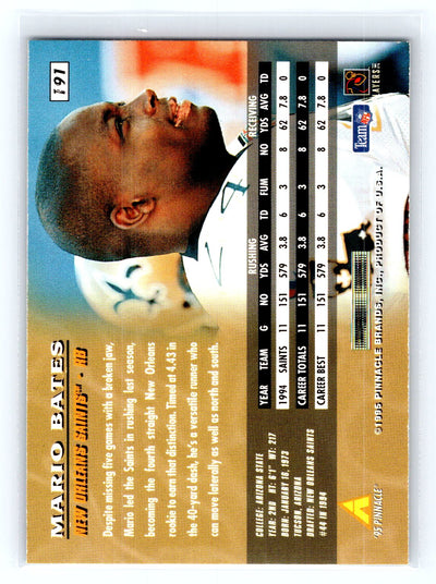 1995 Pinnacle #191 Mario Bates
