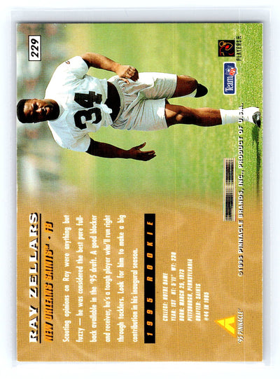 1995 Pinnacle #229 Ray Zellars