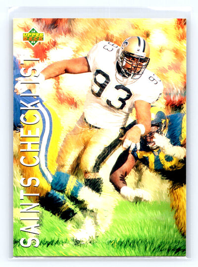 1993 Upper Deck #87 Saints Checklist