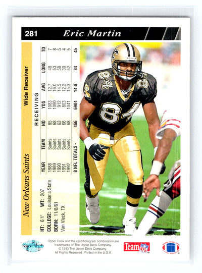 1993 Upper Deck #281 Eric Martin