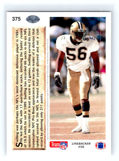 1992 Upper Deck #375 Pat Swilling