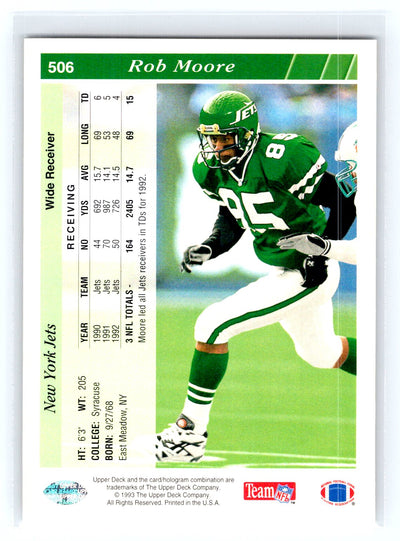 1993 Upper Deck #506 Rob Moore
