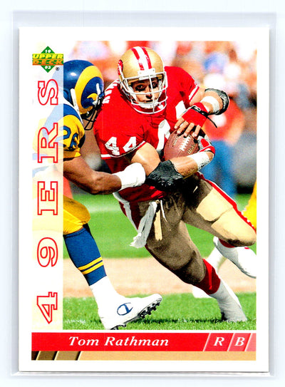 1993 Upper Deck #505 Tom Rathman