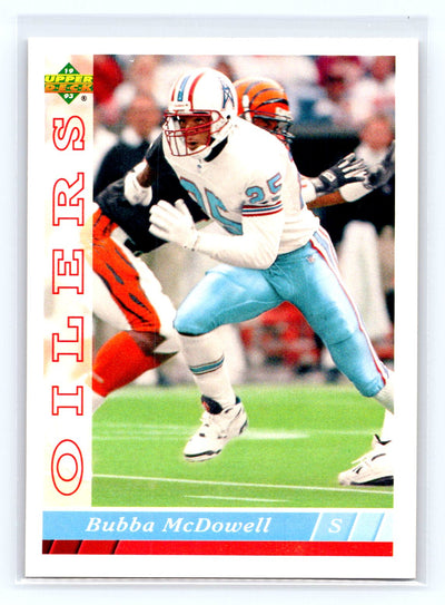 1993 Upper Deck #499 Bubba McDowell