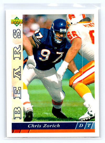 1993 Upper Deck #497 Chris Zorich