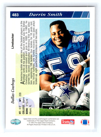 1993 Upper Deck #483 Darrin Smith