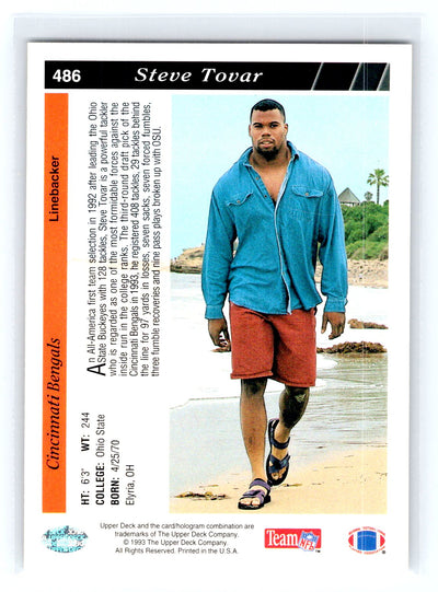 1993 Upper Deck #486 Steve Tovar