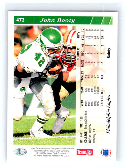 1993 Upper Deck #473 John Booty