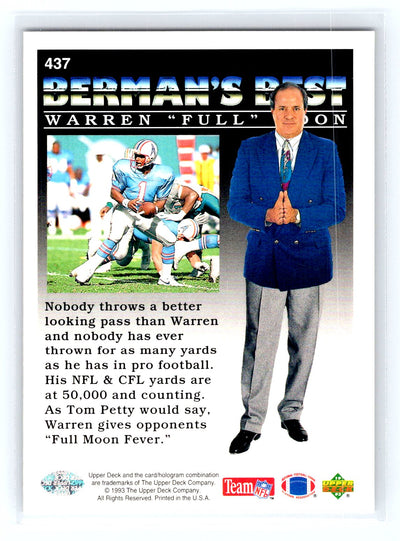 1993 Upper Deck #437 Warren "Full" Moon