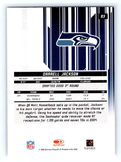 2005 Leaf Rookies & Stars Longevity #83 Darrell Jackson