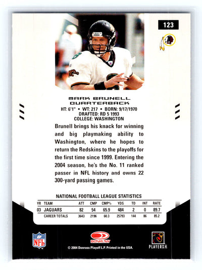 2004 Leaf Certified Materials #123 Mark Brunell