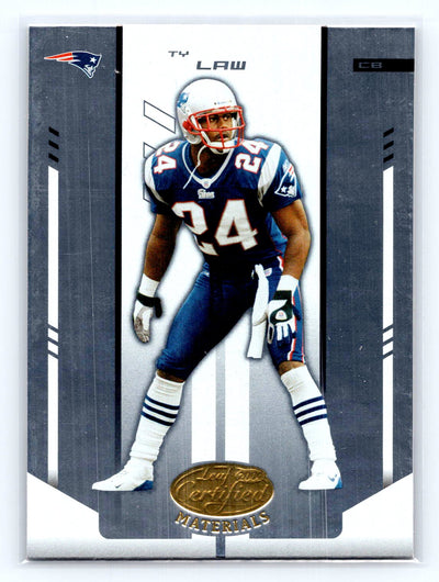 2004 Leaf Certified Materials #73 Ty Law